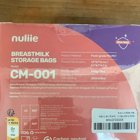 Breastmilk easy pour Storage Bags -  120 count - Picture 8 of 11